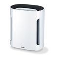 Beurer LR200 Air Purifier, Up to 15 m², Ventilation, 3 Levels of Filtration, Ionic Function, Illuminated Display, Timer, Hepa Filter, 50 W, White