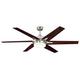 Westinghouse Lighting 72077 Cayuga 152 cm Brushed Nickel Indoor Ceiling Fan, Light Kit with Opal Frosted Glass