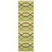 Yellow 30 x 0.13 in Indoor Area Rug - Ebern Designs Dolton Geometric Area Rug Wool | 30 W x 0.13 D in | Wayfair EBND7636 41112335