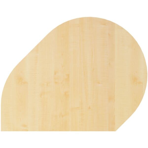 OTTO Office Premium Ansatztisch »OTTO Office Line III« Tropfenform braun, 80x86x100 cm Image