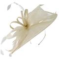 Max and Ellie Ascot Disc Headpiece in Ivory, size: One Size