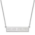 Women's Oakland Athletics Sterling Silver Small Bar Necklace