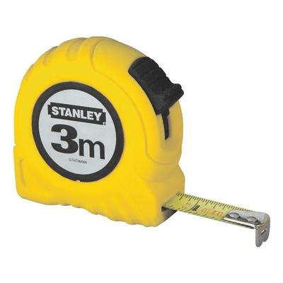 Bandmaß »Powerlock« 3 m gelbes Kunststoffgehäuse, STANLEY, 1.27 cm