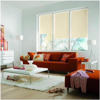 Büscher Sunlines Seitenzug-Rollo mit Verdunkelung - 1420x1800 mm gold, 142x180 cm