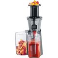 SEVERIN Slow Juicer – Entsafter für Saft, Sorbet, Eis, Marmelade uvm., elektrische Saftpresse aus Edelstahl, einfache Reinigung dank Easy-Clean Konzept, 1L Auffangbehälter, 150 Watt, ES 3571