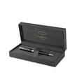 Parker Sonnet Slim Ballpoint Pen | Black Lacquer with Palladium Trim | Medium Point Black Ink | Gift Box