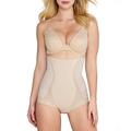 Maidenform Women's Firm Foundations - Hi-Waist Brief Control Knickers, Beige (Latte Lift), L