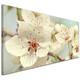 Wallfillers Japanese Cherry Blossom Duck Egg Blue White Floral Shabby Chic Canvas Modern - 1289-118x49cm