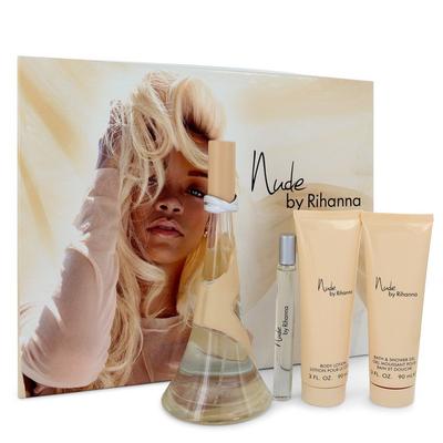 Nude By Rihanna For Women By Rihanna Gift Set - 3.4 Oz Eau De Parfum Spray + 3 Oz Body Lotion + 3 Oz