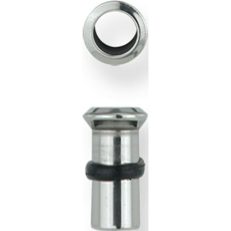 Stainless Stl Plugs & Flesh Tunnels Hardware Theme 4G (5.189mm) Rivet Head Stainless Steel