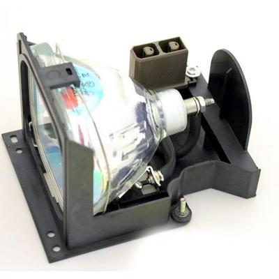 Jaspertronics™ OEM Lamp & Housing for the Mitsubishi X80 Projector with Philips bulb inside - 240 Day Warranty