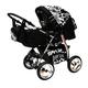 Lux4Kids pram set, baby carriage, baby carrier, car seat, changing bag, mattress, buggy, optional accessories, 3-in-1 or 2-in-1 set, made in EU