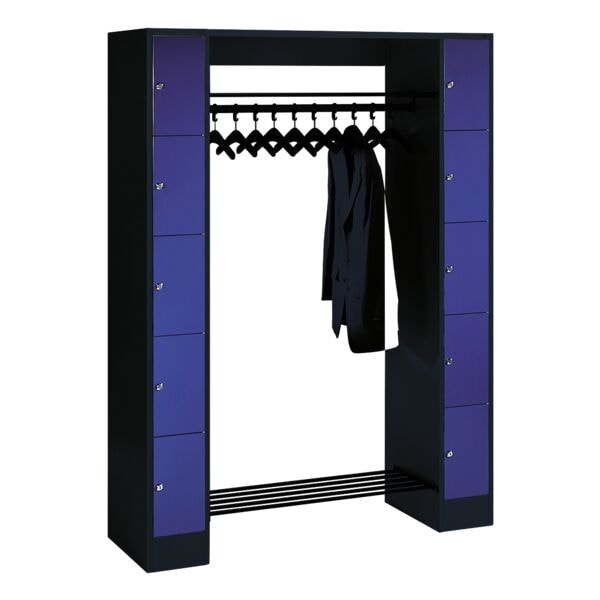 CP Offene Garderobe schwarz, 143x195x48 cm Image