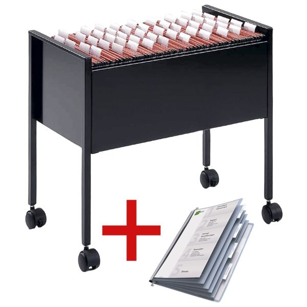 Durable Mappenboy »Economy« inkl. 1 Personalhefter schwarz, 65.5x59.2x36.8 cm Image