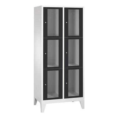 CP Fächerschrank »Classic A« schwarz, 81x185x50 cm