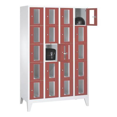 CP Fächerschrank »Classic A« rot, 119x185x50 cm