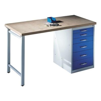 CP Werkbank mit Stand-Schubladenschrank mehrfarbig, 200x88.5x70 cm Image