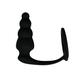 Teazers Online Only Cockring Met Geribbelde Buttplug Schwarz Penisring Cockring, 0.071 kg