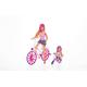 Simba Love Bike Ride, mit Evi, Fahrradausflug, jeweils mit Helm, Puppen 29cm und 12cm, Ankleidepuppen, Spielpuppen, ab 3 Jahren, 105733045