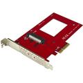 StarTech.com U.2 to PCIe Adapter - x4 PCIe - For 2.5" U.2 NVMe SSD - SFF-8639 PCIe Adapter - U.2 SSD - PCIe SSD - U.2 drive (PEX4SFF8639)