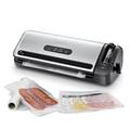 FoodSaver Vacuum Sealer Machine with Roll Cutter & Storage | Handheld Sealer | Marinade Function & Vacuum Bags [FFS017]