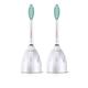 Philips Sonicare Genuine E-Series Replacement Toothbrush Heads, 2 Brush Heads, White, Frustration Free Packaging, HX7022/30