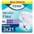 Multipack 3X TENA Flex Maxi X Large (4500ml) 21 Pack Incontinence Protection