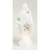 Roman 45434 - 12 Bisque Porcelain Electric Table Top Lady of Grace Night Light (45434)