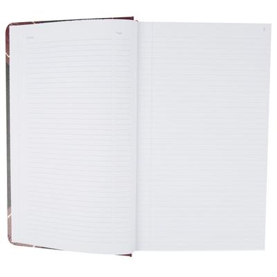 Boorum & Pease BOR 9-500-R 14 1/8" x 8 5/8" Black / Red Record and Account Book