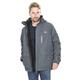 Trespass Men's Edgewater II Waterproof 3-in-1 Jacket with Hood, Removable Inner Fleece Jacket for Men, Carbon, X-Small