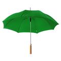eBuyGB Pack of 6 Automatic Wedding Photographer Parasol Folding Umbrella, Long Umbrella with Stick Handle Rain Stick Umbrella, Umbrella, Colourful - Green 37 Inch / 94cm Span 84cm Length