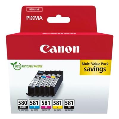 Canon Tintenpatronen-Set »PGI-580PGBK & CLI-581BK/C/M/Y« schwarz Image