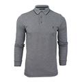 French Connection Men's Summer Oxford Pique Ls Mn Long Sleeve Top, Blue (Marine Blue 40), Small