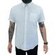 Mens Oxford Shirt by Ben Sherman Short Sleeved (White) M