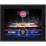 Detroit Pistons 10.5" x 13" Sublimated Team Plaque