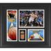 "Nikola Jokic Denver Nuggets Framed 15"" x 17"" Collage with a Piece of Team-Used Ball"