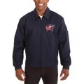 Men's JH Design Navy Columbus Blue Jackets Cotton Twill Workwear Jacket