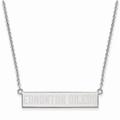 Women's Edmonton Oilers Sterling Silver Small Bar Necklace