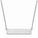 Women's St. Louis Blues Sterling Silver Small Bar Necklace