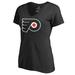 Women's Fanatics Branded Black Philadelphia Flyers Primary Logo T-Shirt