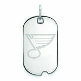 Women's St. Louis Blues Sterling Silver Small Dog Tag