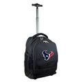 Black Houston Texans 19'' Premium Wheeled Backpack