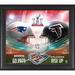 Atlanta Falcons vs. New England Patriots Framed Super Bowl LI 15" x 17" Matchup Collage