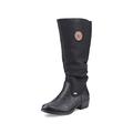 Rieker Damen Winterstiefel 93157, Frauen Stiefel,wasserdicht,Winterschuhe,uebergangsstiefel,uebergangsschuhe,Winterboots,schwarz (00),40 EU / 6.5 UK