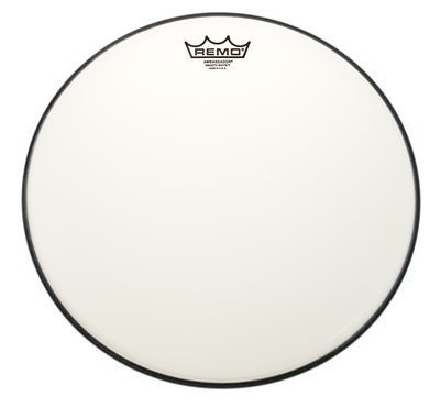 Remo 13" Ambassador Smooth White