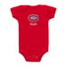 Infant Red Montreal Canadiens Personalized Bodysuit