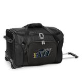 MOJO Black Utah Jazz 22" 2-Wheeled Duffel Bag