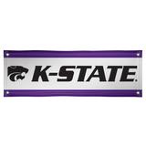 White Kansas State Wildcats 2' x 6' Vinyl Banner