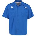 Men's Columbia Royal Los Angeles Dodgers Tamiami Shirt