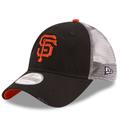 Men's New Era Black San Francisco Giants Team Rustic 9TWENTY Trucker Adjustable Hat